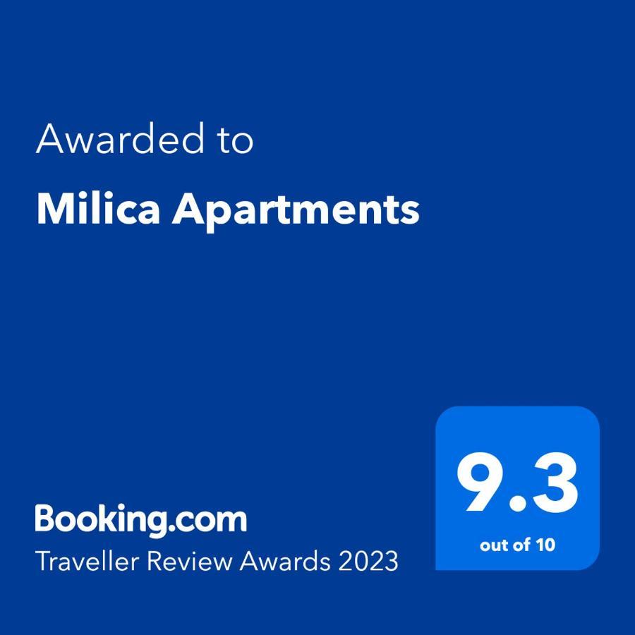 Milica Apartments Скоп'є Екстер'єр фото